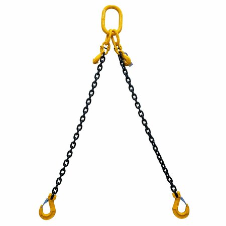 STARKE Chain Sling, 5/16in, G80, Sling Hook, with Chain Adjuster, 20 ft SCSG80516-2LSA-20